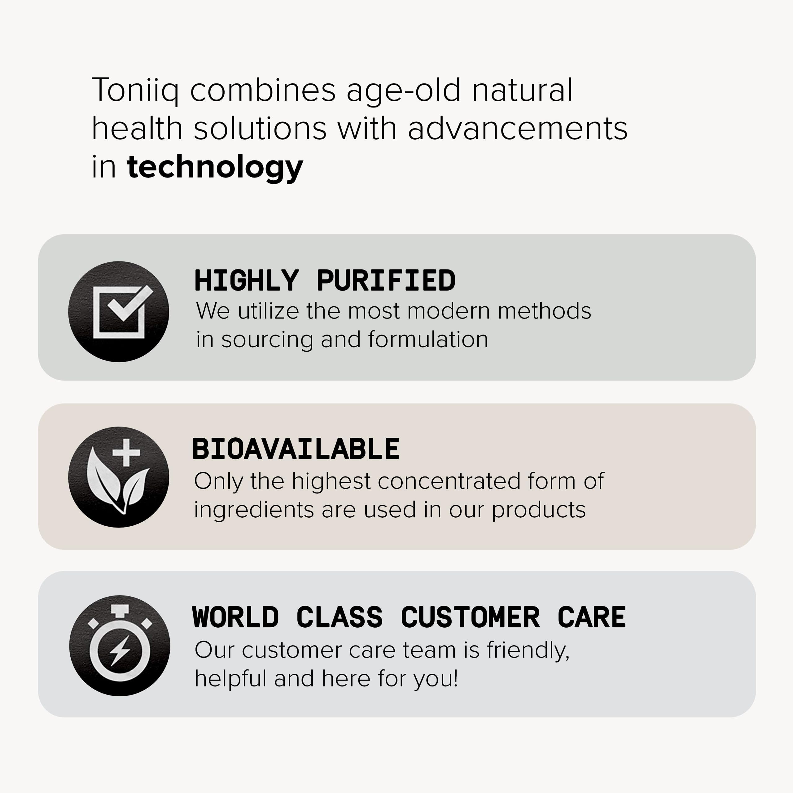 Toniiq Quercetin daily-use capsules designed for convenient routine