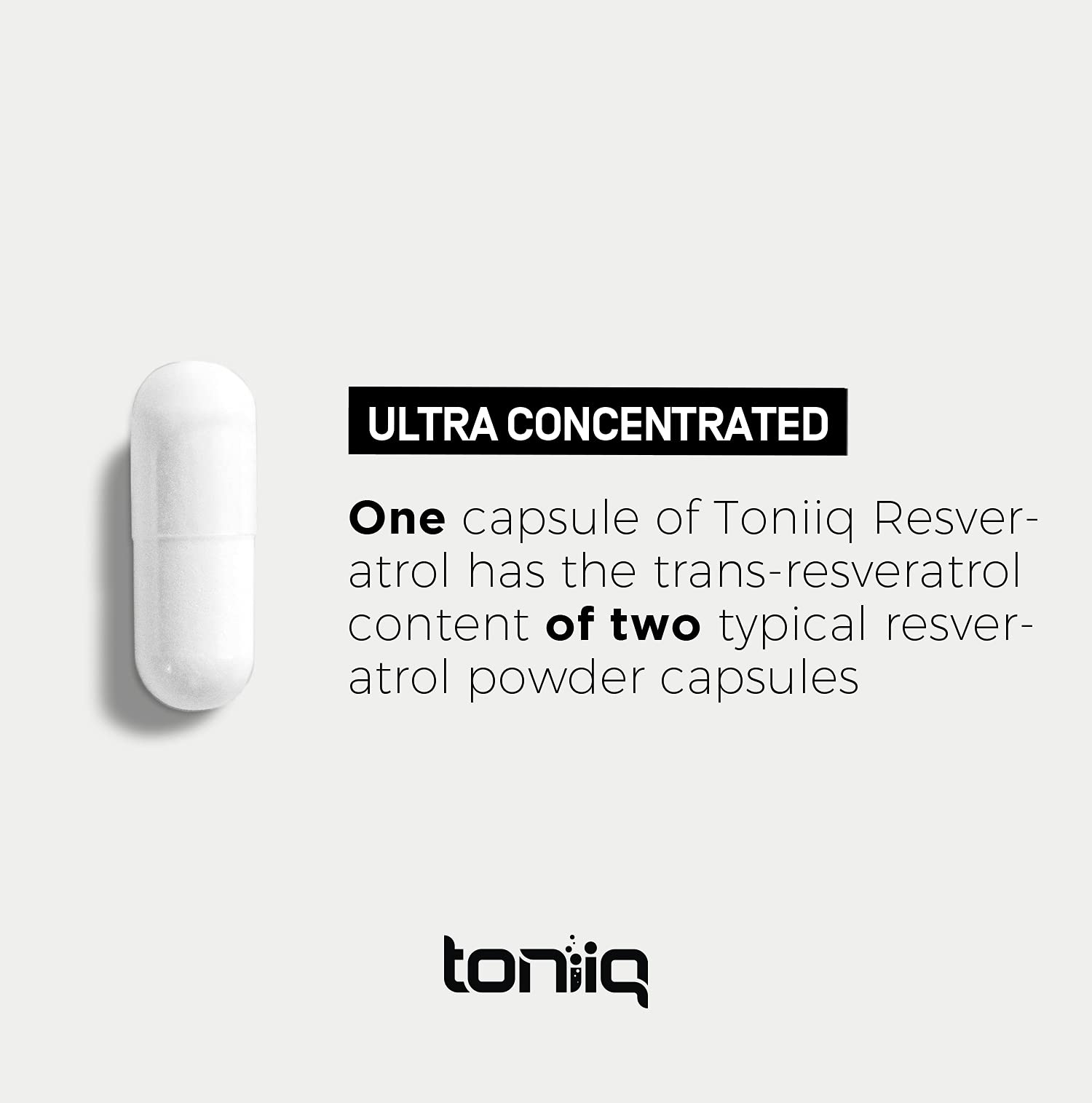 Toniiq bottle on shelf communicates reliable daily supplement selection.