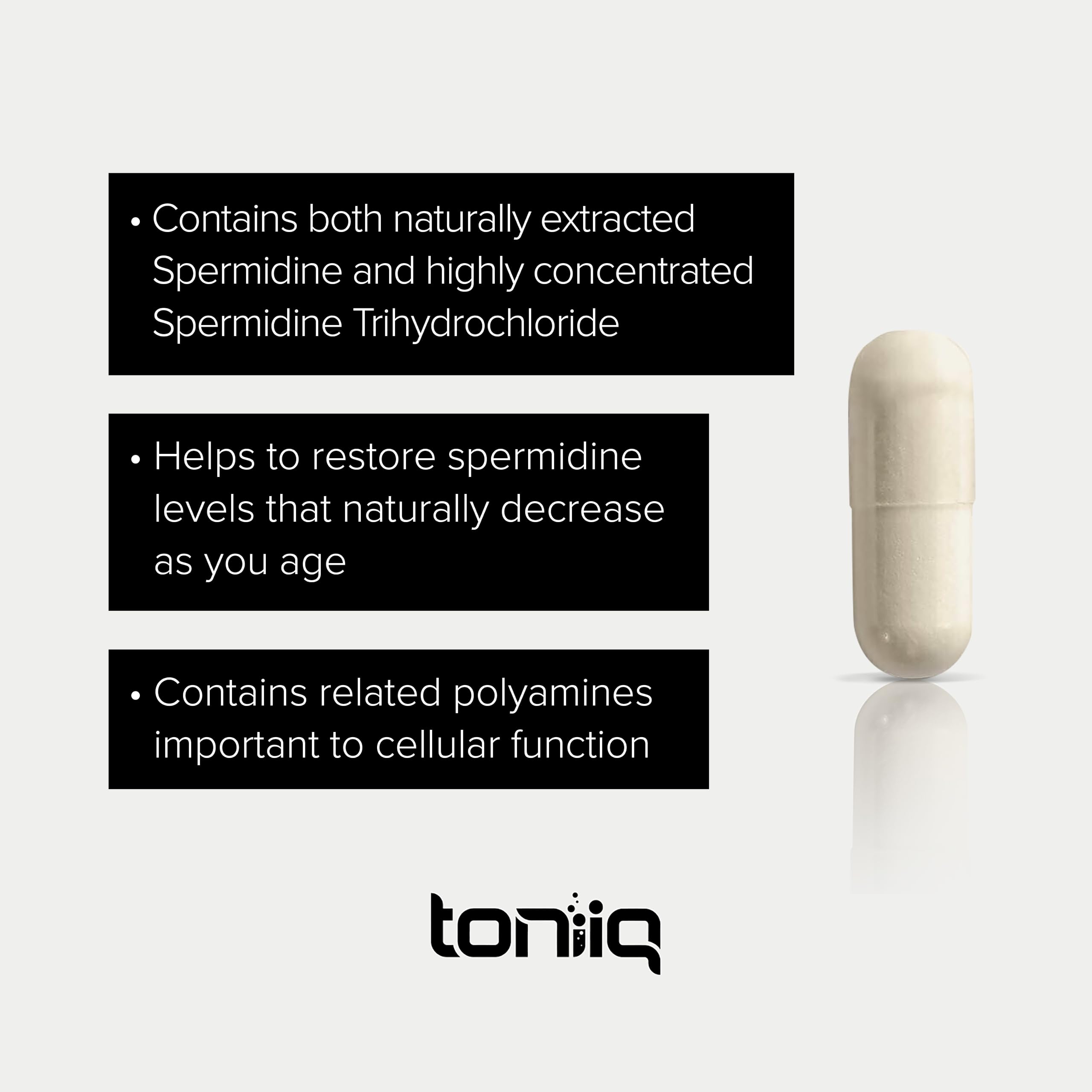 Toniiq rice germ extract blend packaging close-up