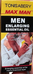 TONISABEREY MAX Man oil packaging with yellow label