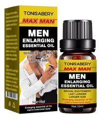 TONISABEREY MAX Man oil yellow bottle ready for at-home massage