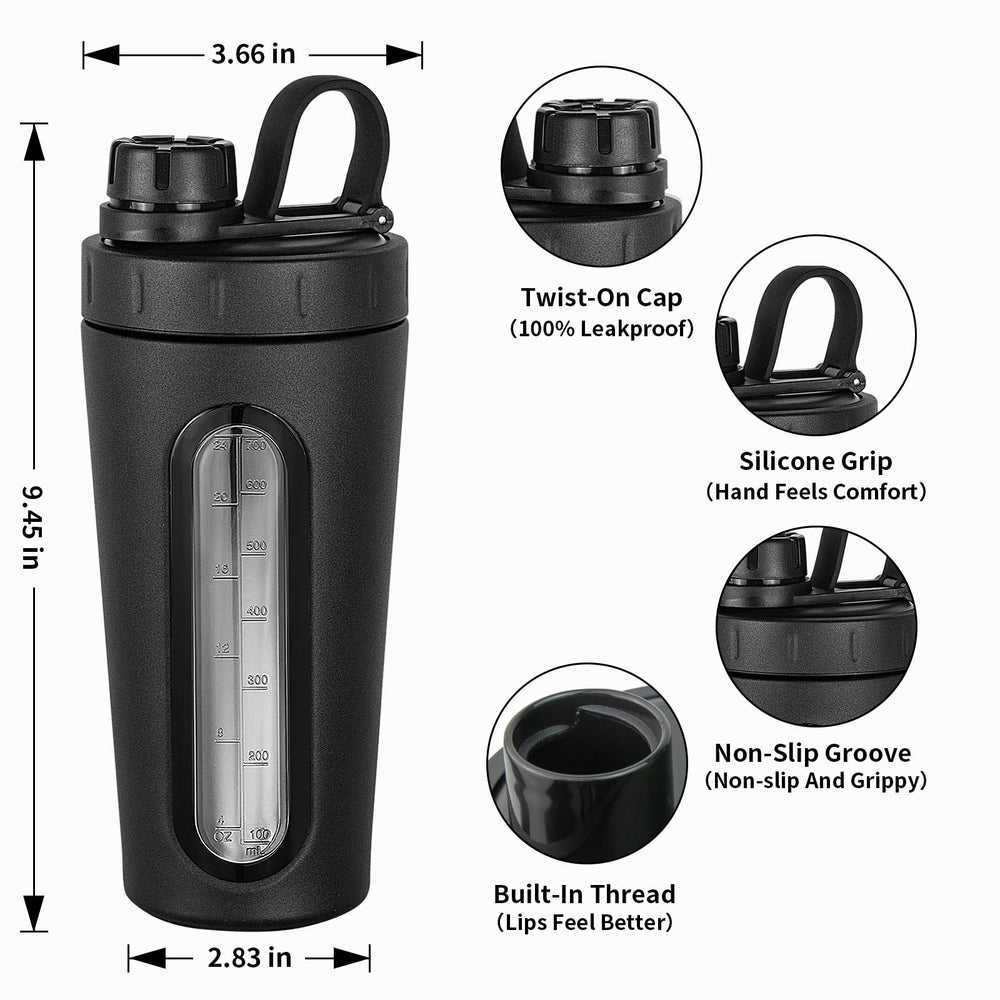 Durable 18/8 stainless steel with Tritan for long-lasting use and odor resistance.