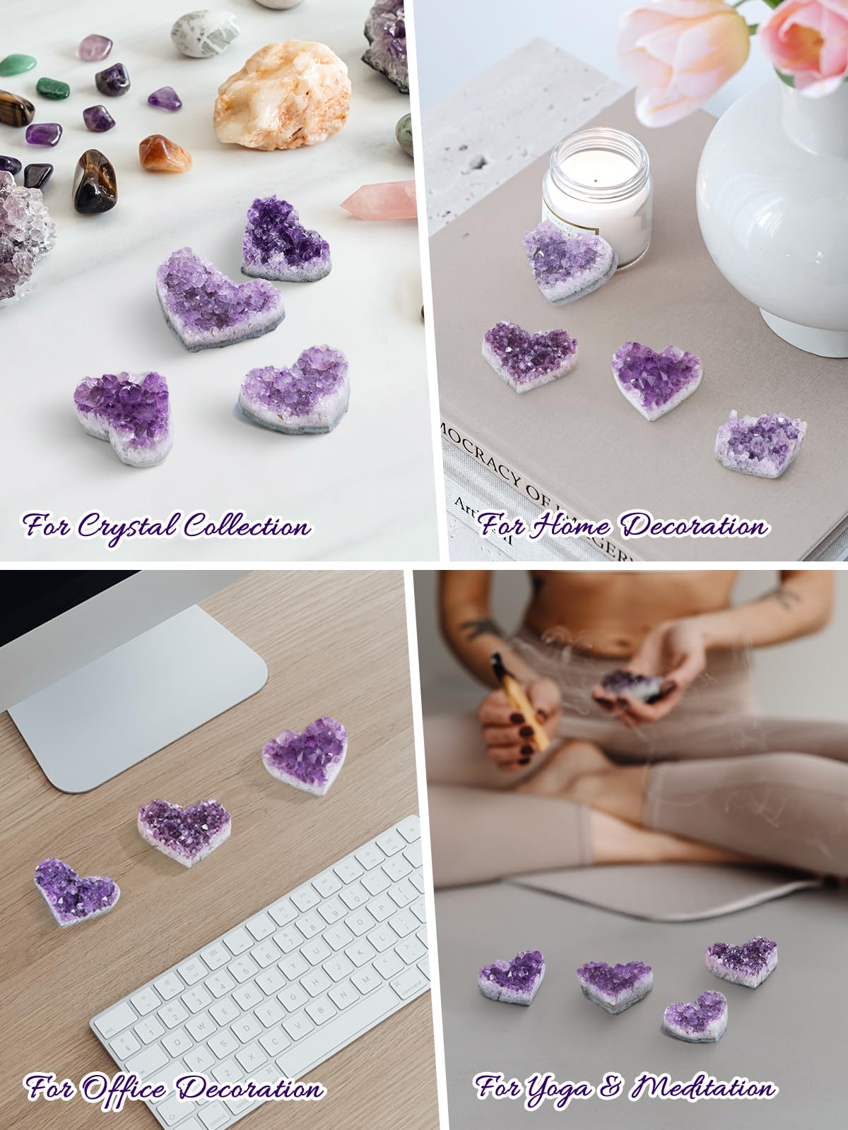 Top Plaza amethyst protection stone suitable for travel or personal space energy.