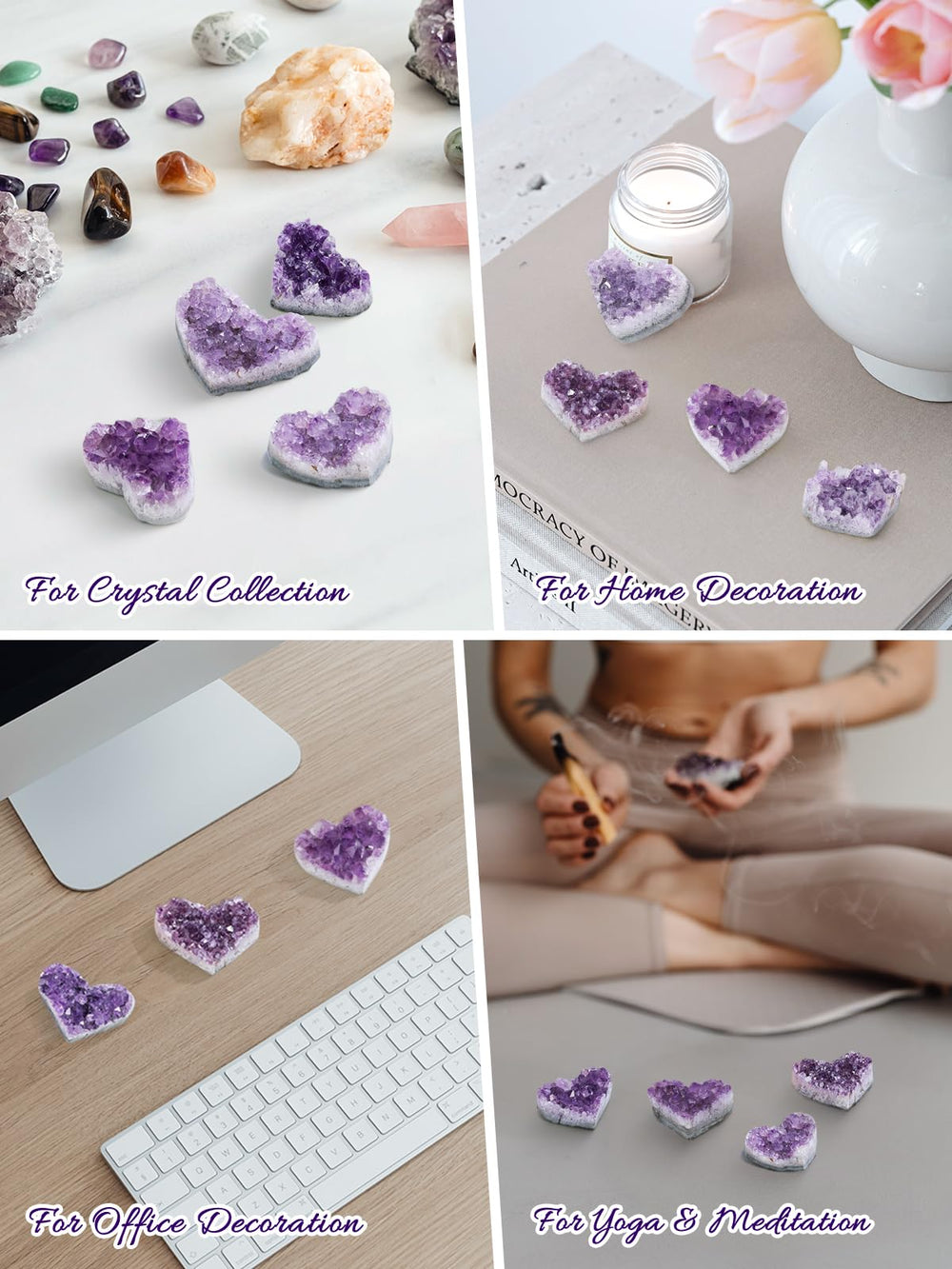 Top Plaza amethyst protection stone suitable for travel or personal space energy.