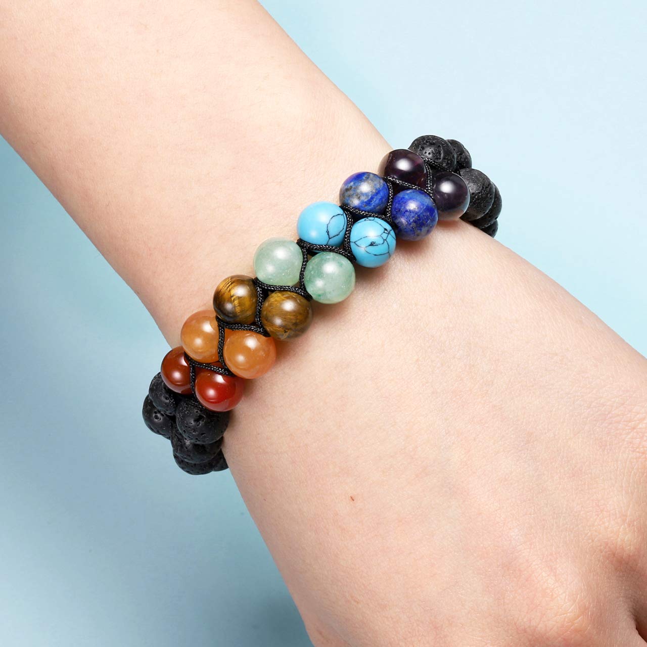 Top Plaza diffuser bracelet showing aroma diffusion capability
