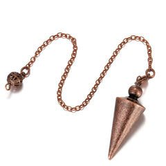 Top Plaza bronze pendulum close-up for divination exploration.
