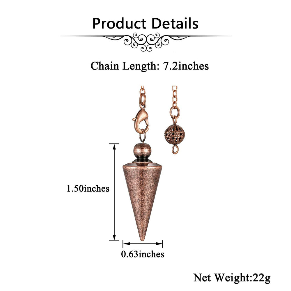 Top Plaza bronze pendulum packaging with velvet bag.