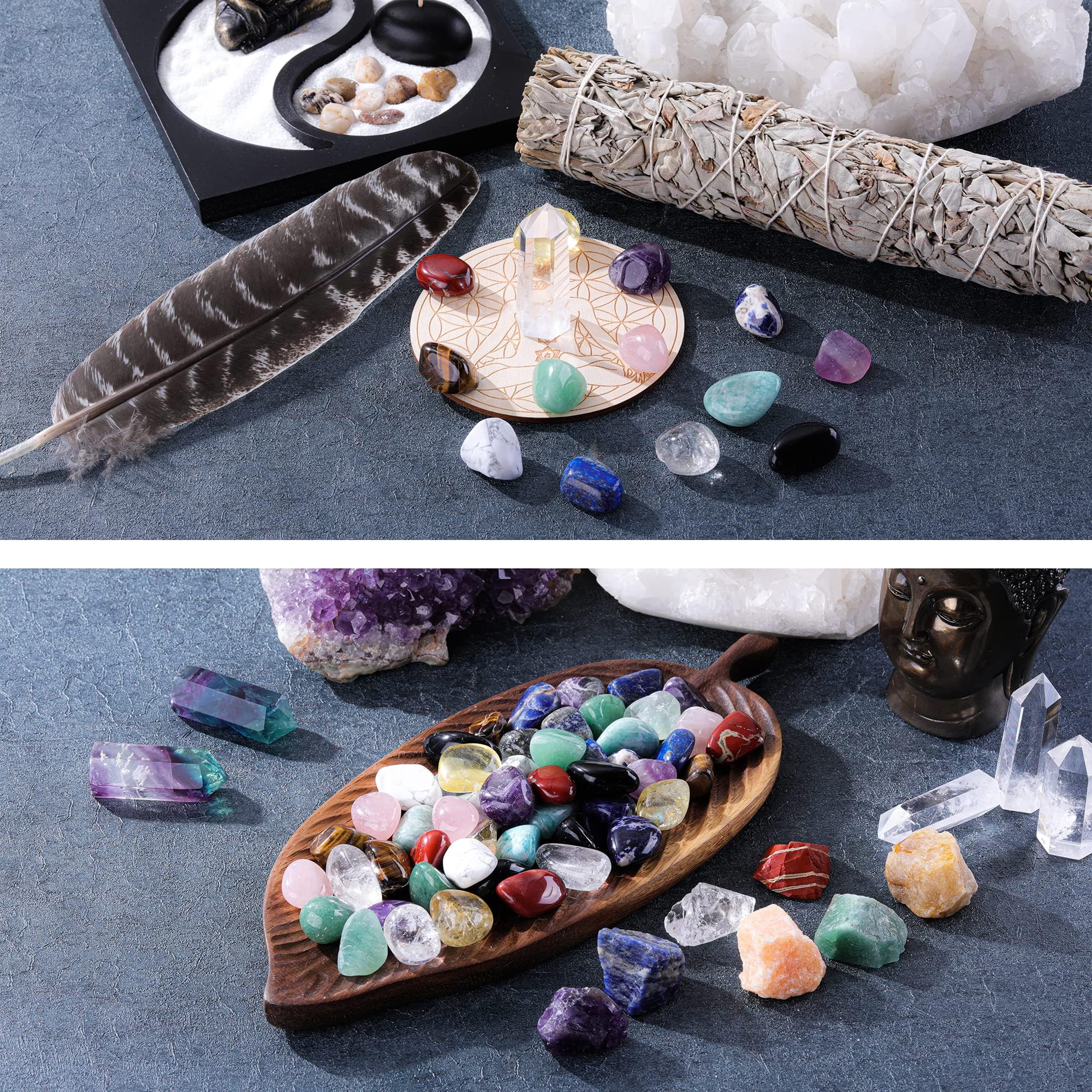 Top Plaza bulk crystal stones great for gifts and beginners.