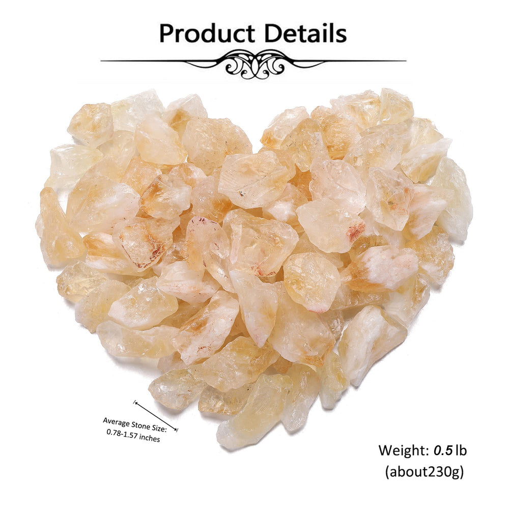 Top Plaza citrine crystals decor accent for home altars.