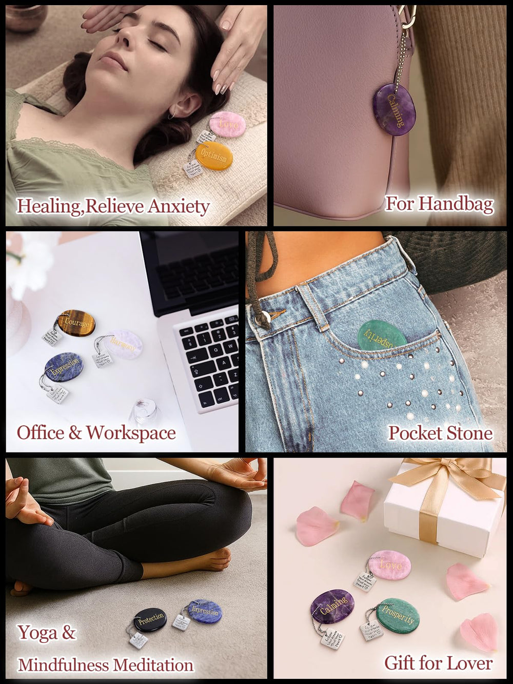 Top Plaza daily positivity inspiration crystal to boost focus and mood.