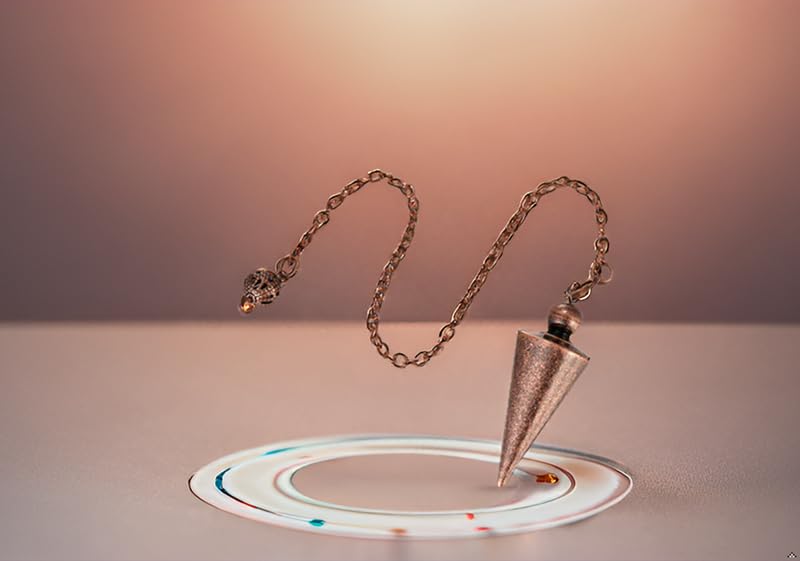 Top Plaza dowsing pendulum in action for decision help.