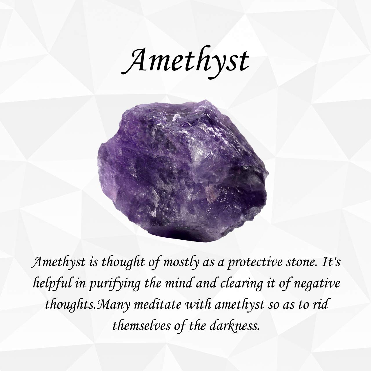 Top Plaza heart gift box with amethyst, thoughtful crystal gift for occasions.