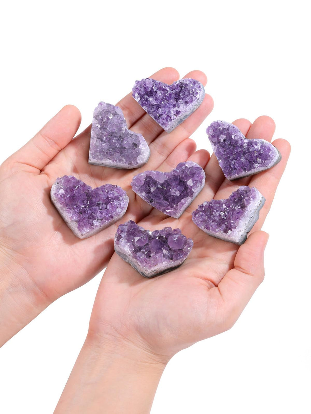 Top Plaza natural amethyst geode showing unique purple hues for mindful spaces.