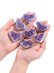 Top Plaza natural amethyst geode showing unique purple hues for mindful spaces.