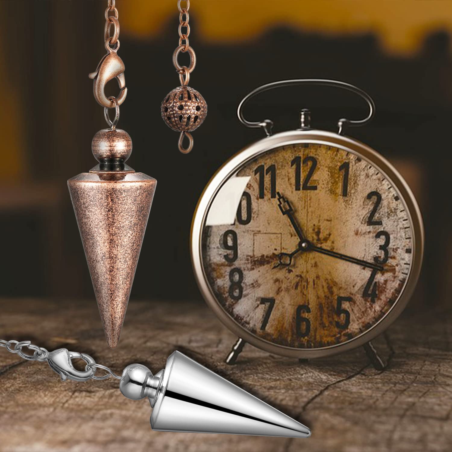 Top Plaza spiritual point pendant in bronze with cone focus.