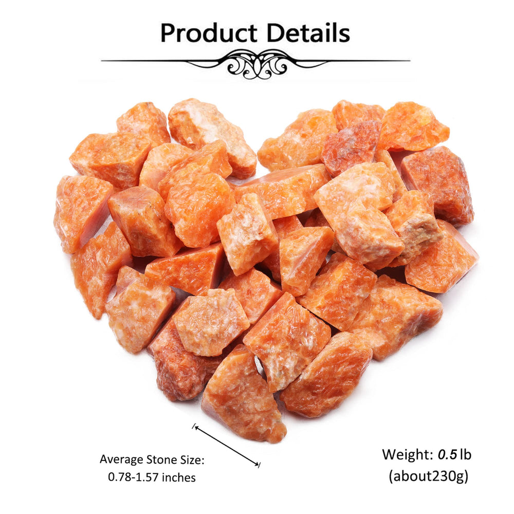 Top Plaza sunstone stones for chakra balancing and crafts