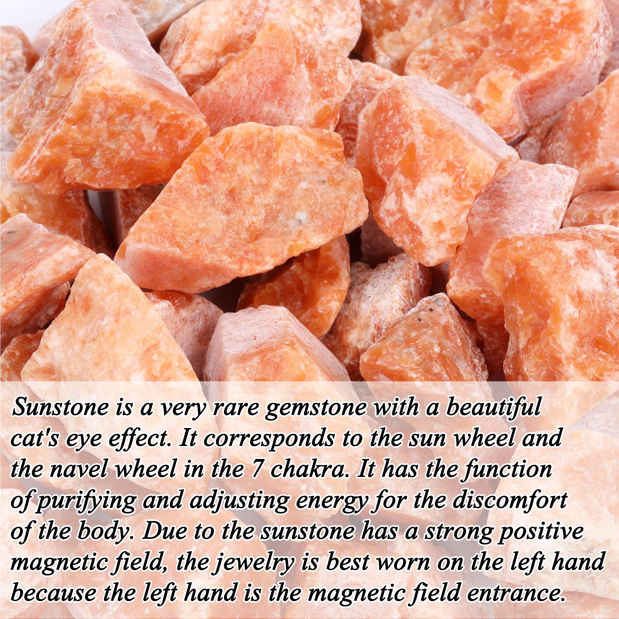 Top Plaza sunstone bulk rocks ideal for tumbling and jewelry making
