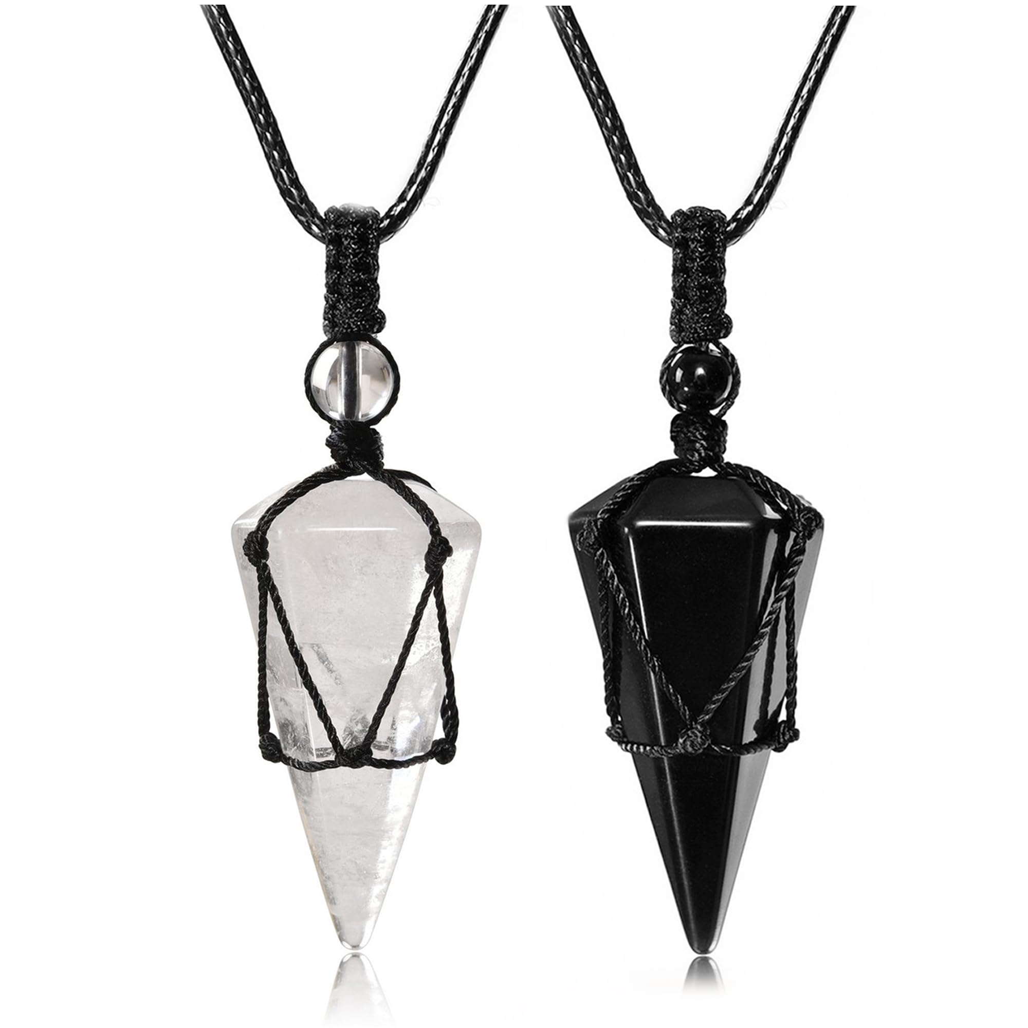 Top Plaza two-piece necklace front view, a stylish daily accessory.