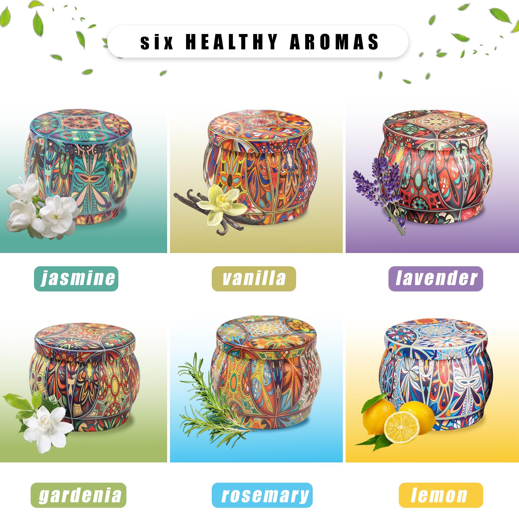 Topadorn soy wax candles close-up, showing clean burn and natural ingredients.