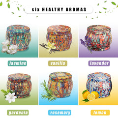 Topadorn soy wax candles close-up, showing clean burn and natural ingredients.