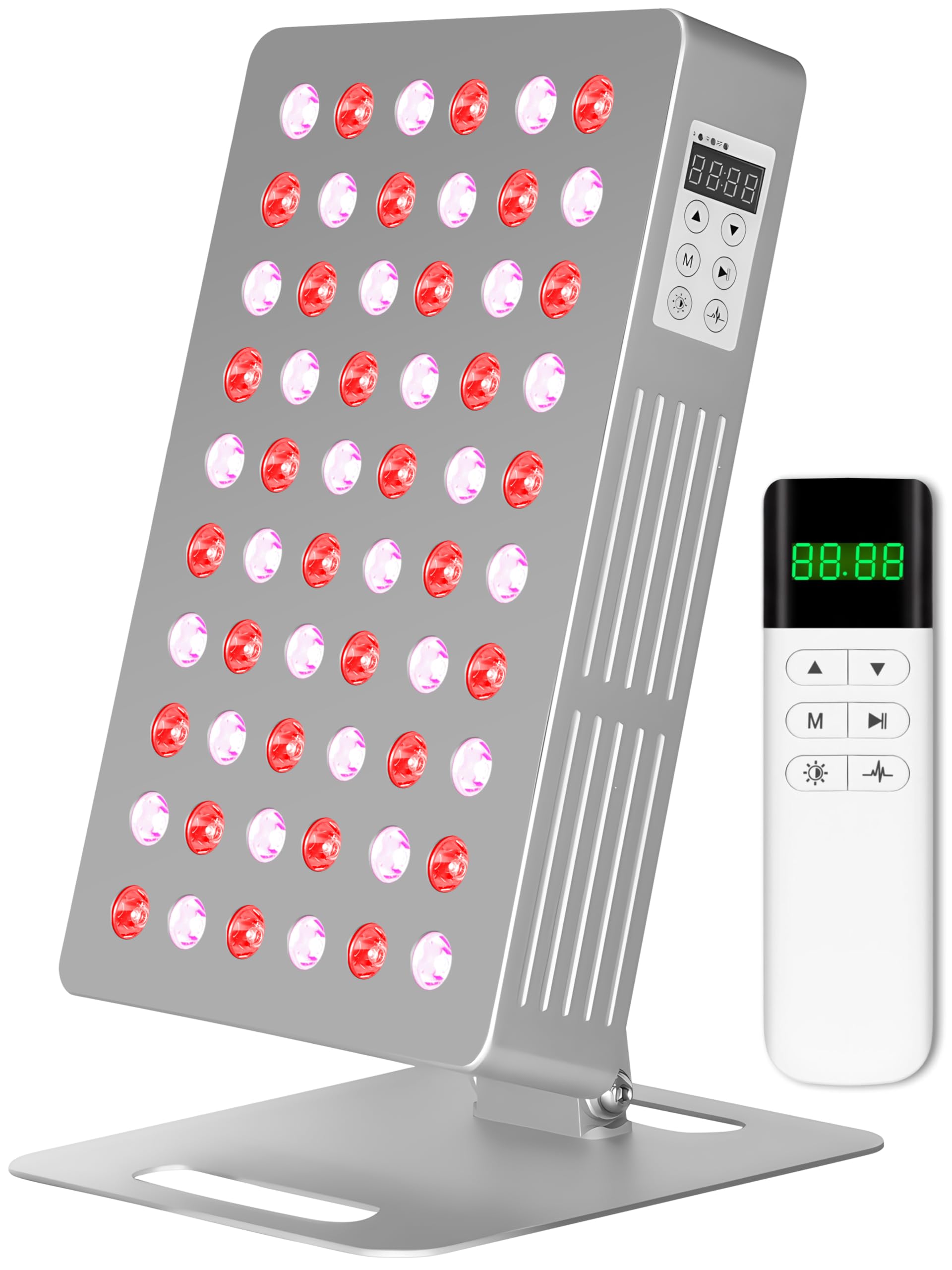 Topcupro red light panel front view for convenient home skincare sessions