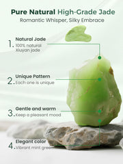 Tophld jade stone Gua Sha close-up with smooth surface
