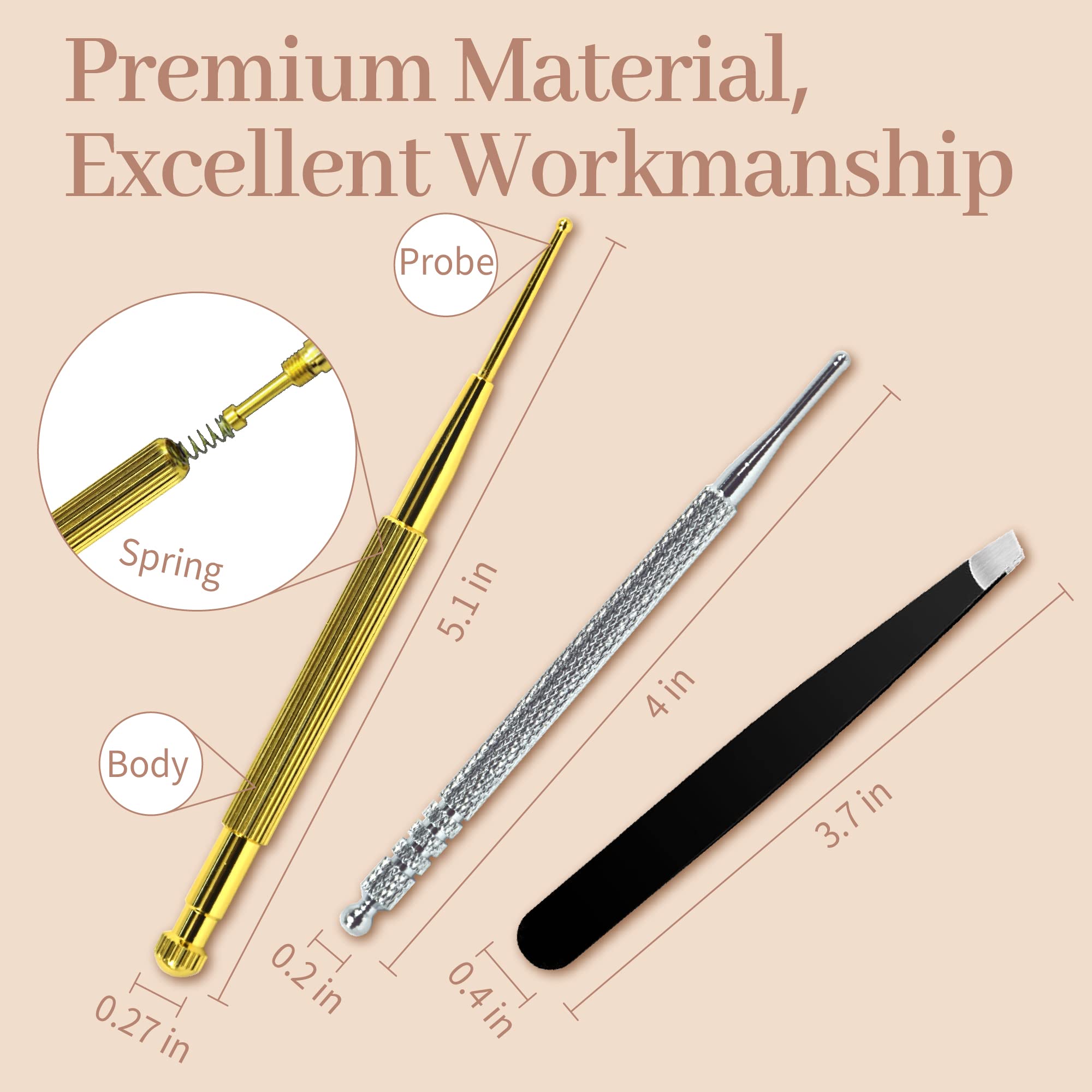 tophld retractable copper probe for clean, portable ear therapy sessions.