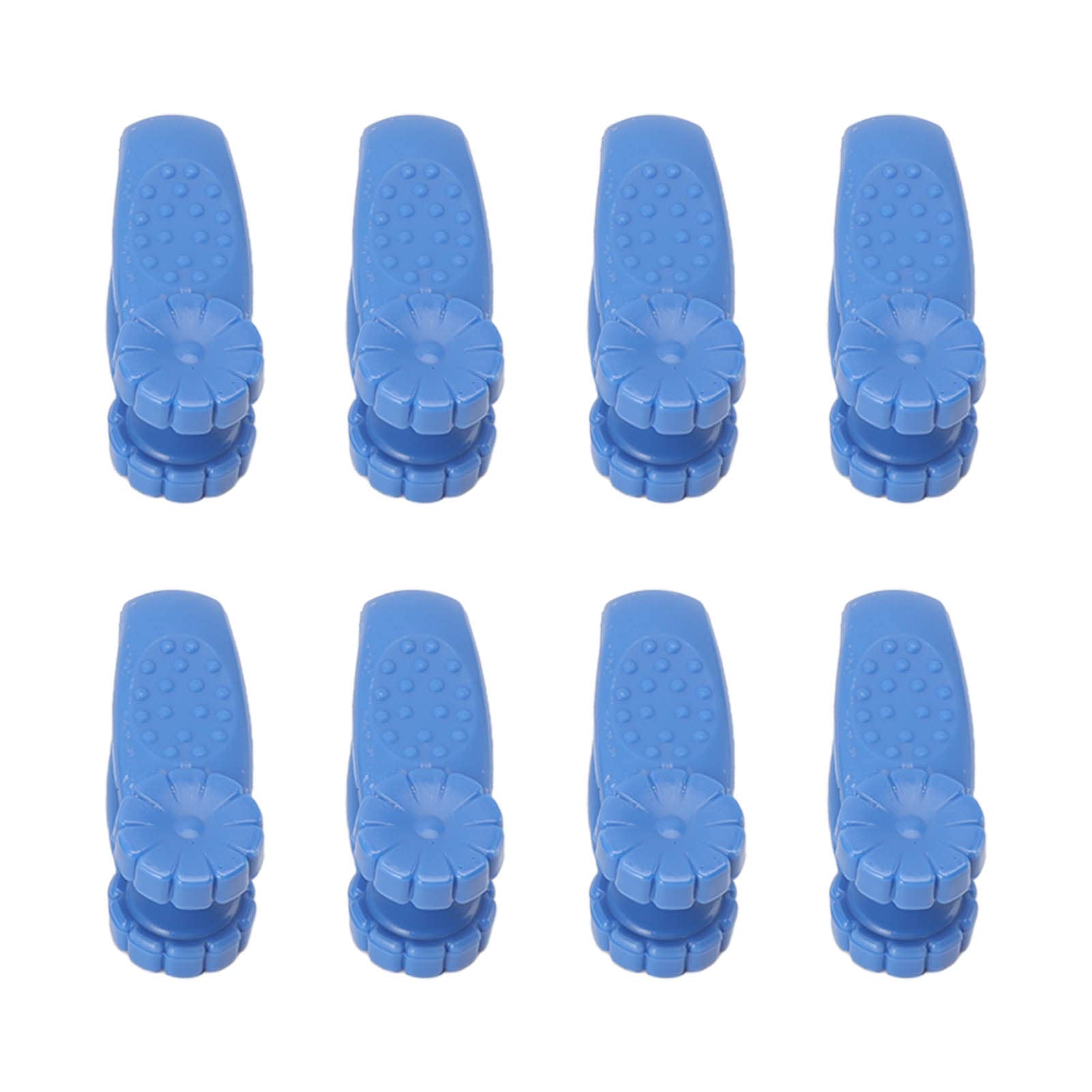 TOPINCN 8pcs hand acupressure clip in blue shown for between-thumb-and-index finger area