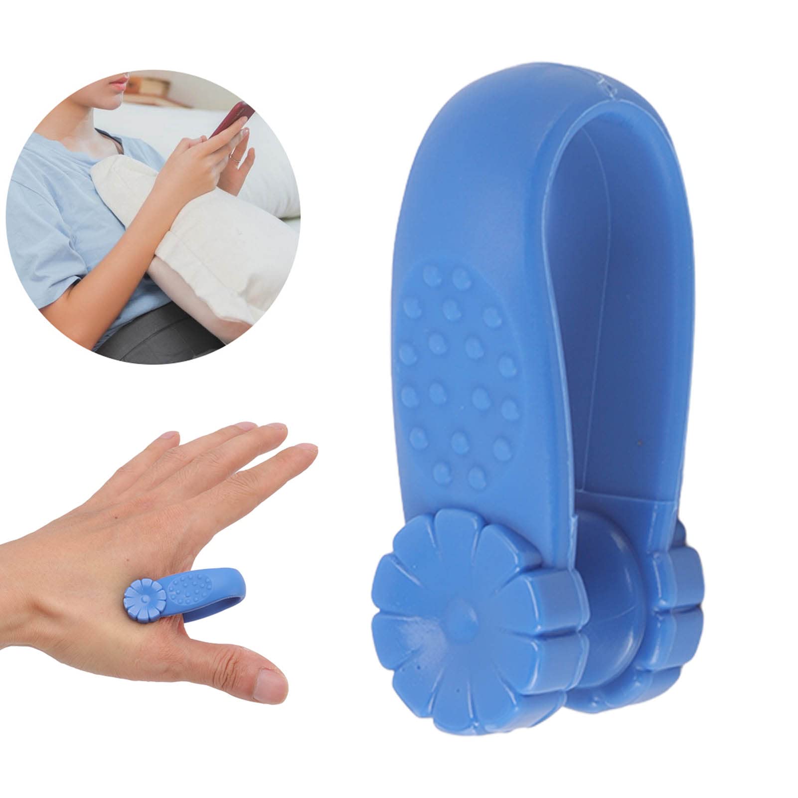TOPINCN clip in use during piano practice to support hand comfort