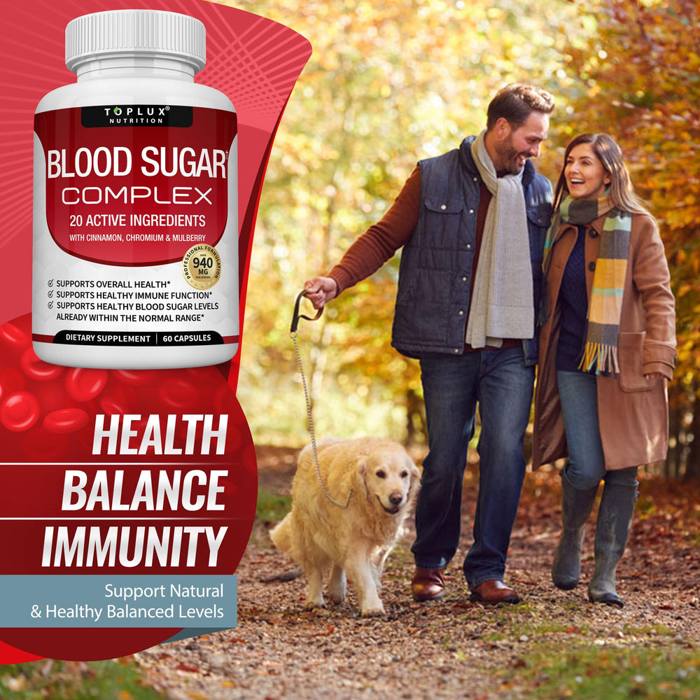 Toplux Blood Sugar Complex Cinnamon component contributes natural flavor and balance