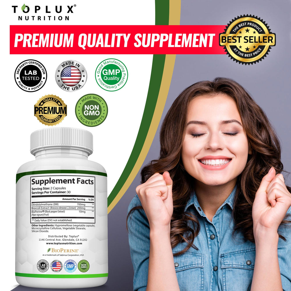 Toplux Dim fresh-sealed bottle preserves potency for consistency