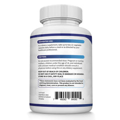 Toplux Magnesium Complex capsules closeup highlighting ingredients.