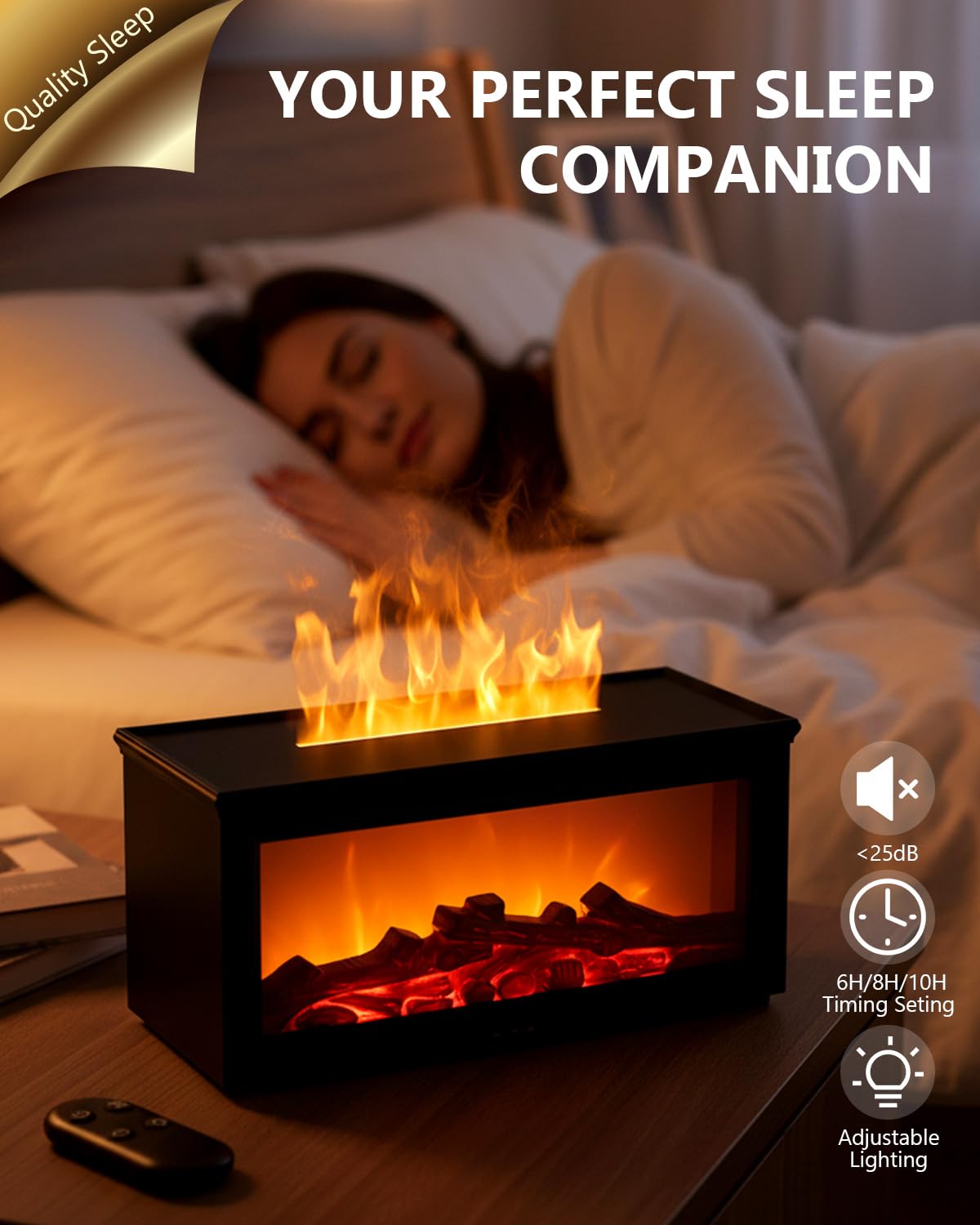 Torlaist seven-color flame and mist lights set mood.