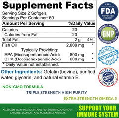 Total Activation Omega-3 with Vitamin E for extra antioxidant protection