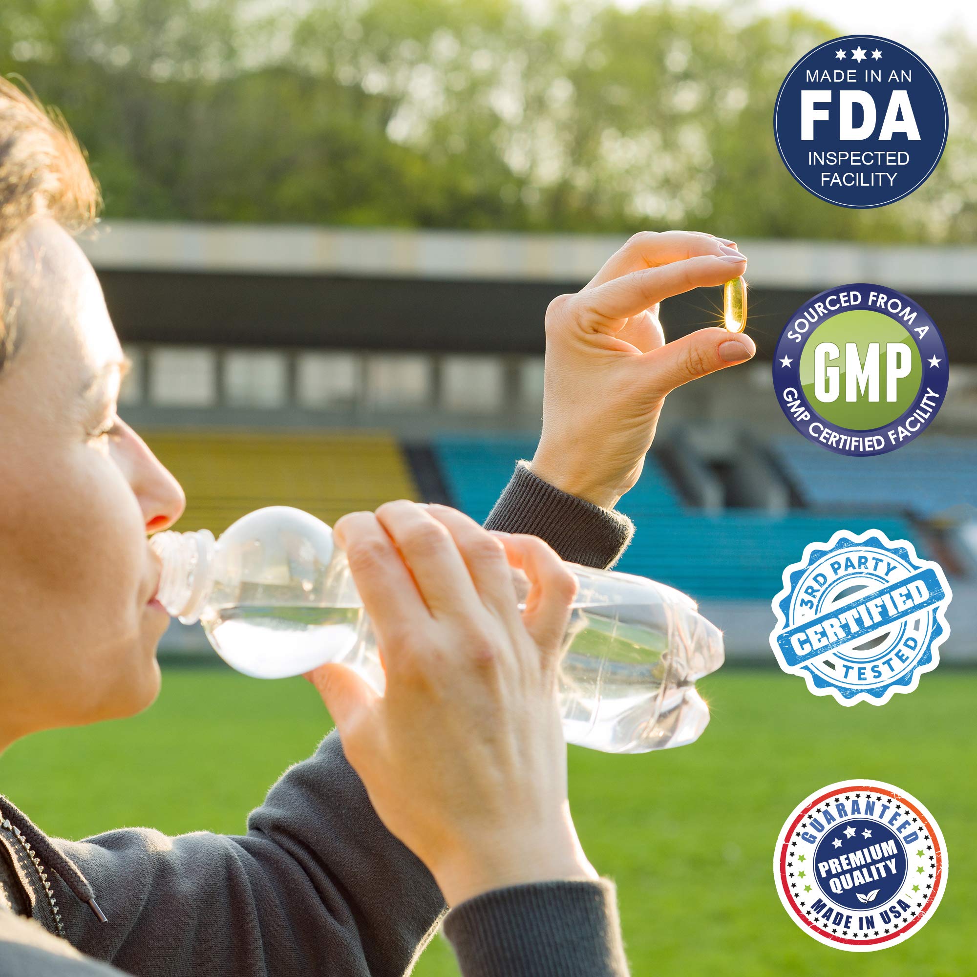 Total Activation Omega-3 provides 800mg EPA and 600mg DHA per serving