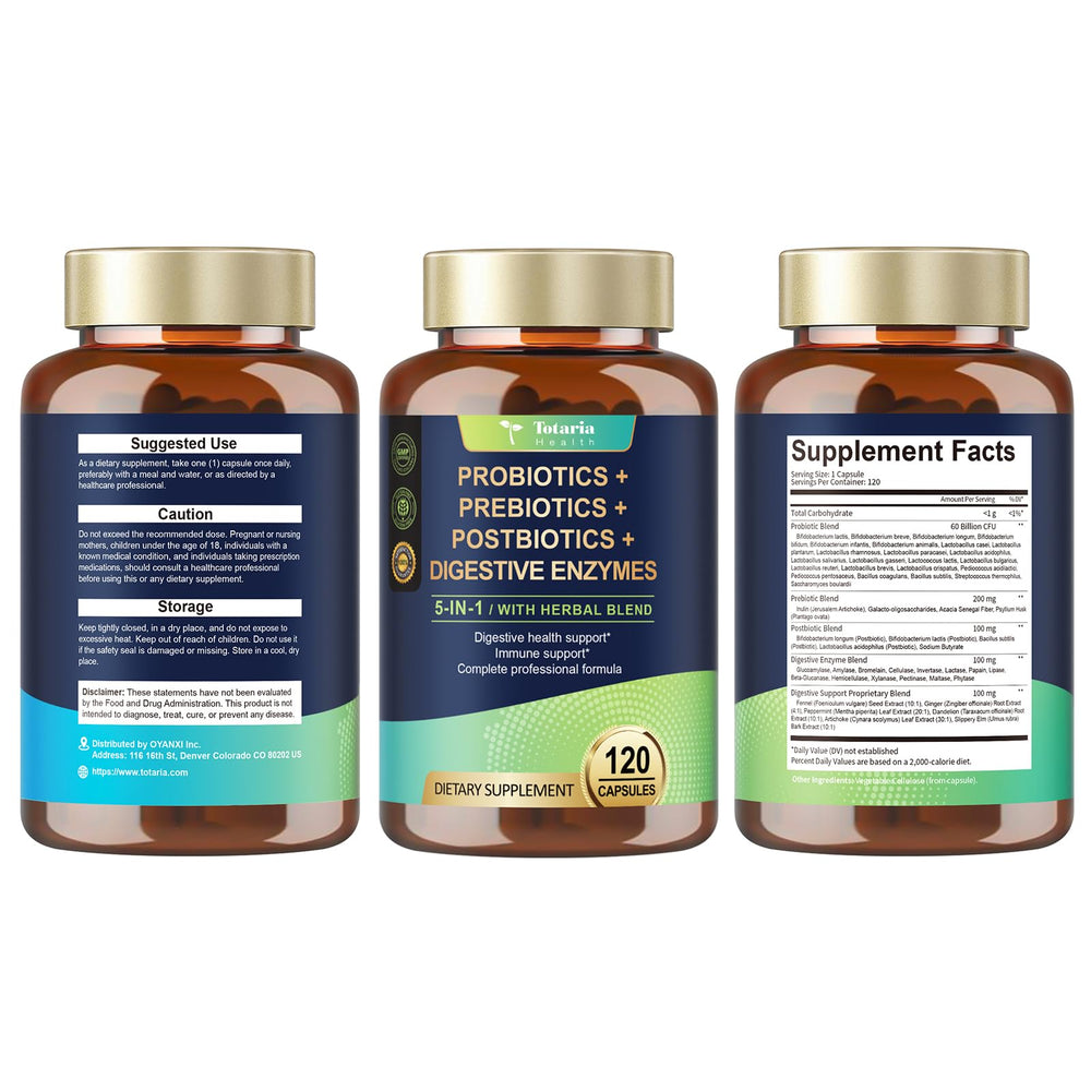 Totaria 120-capsule bottle provides a 4-month supply
