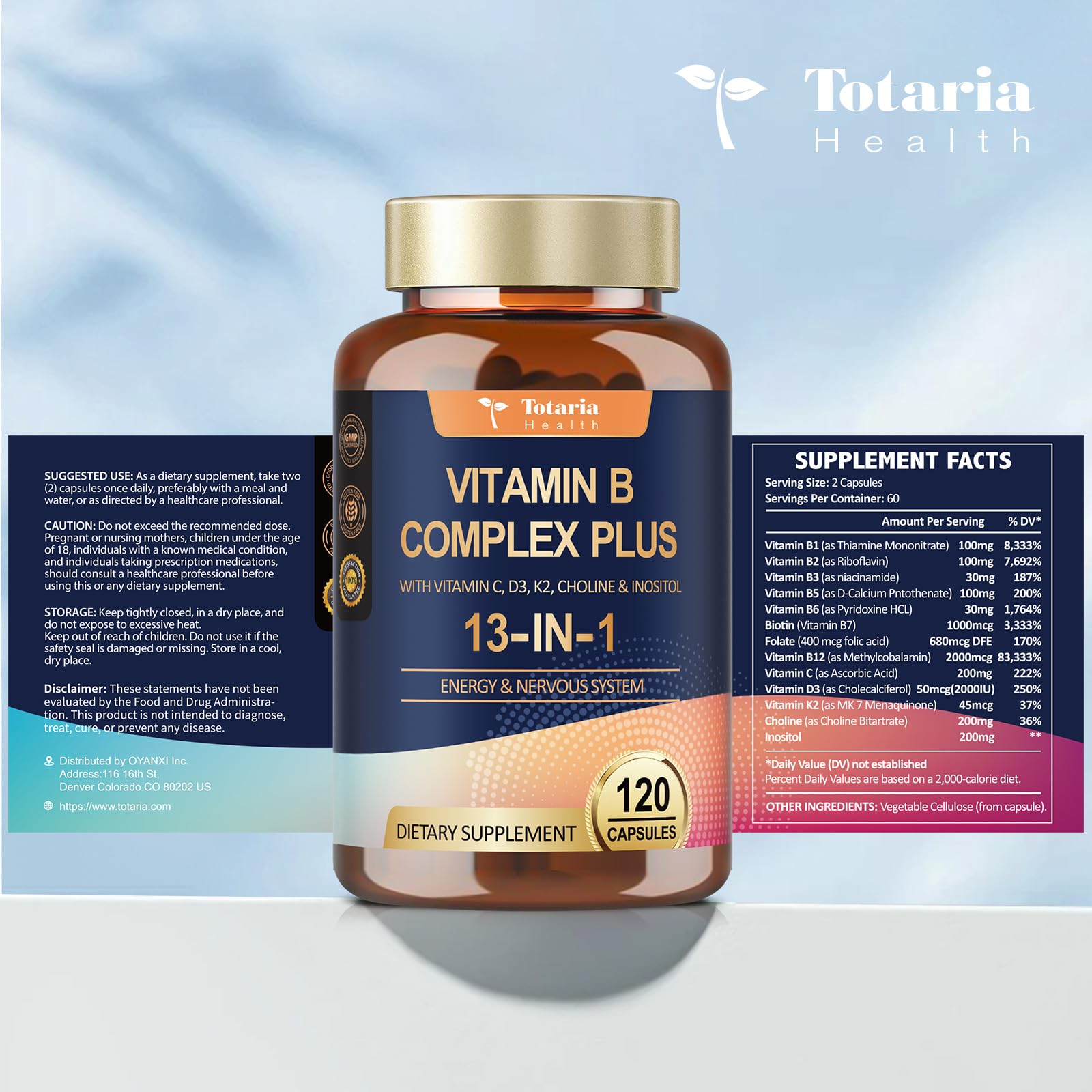 Totaria packaging box image communicates premium quality and care