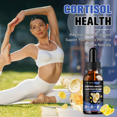 Totaria Cortisol Drops label close-up showing key ingredients