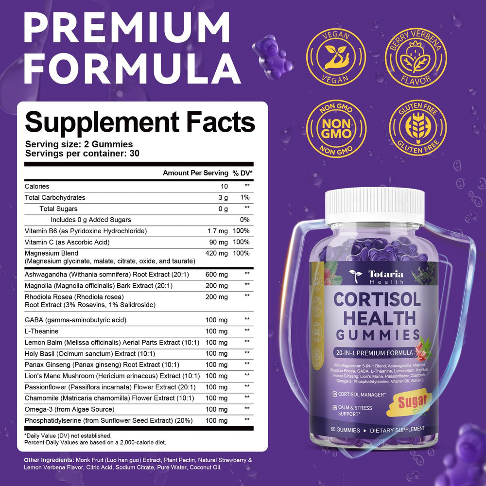 Totaria Gummies vegan formula with no artificial additives