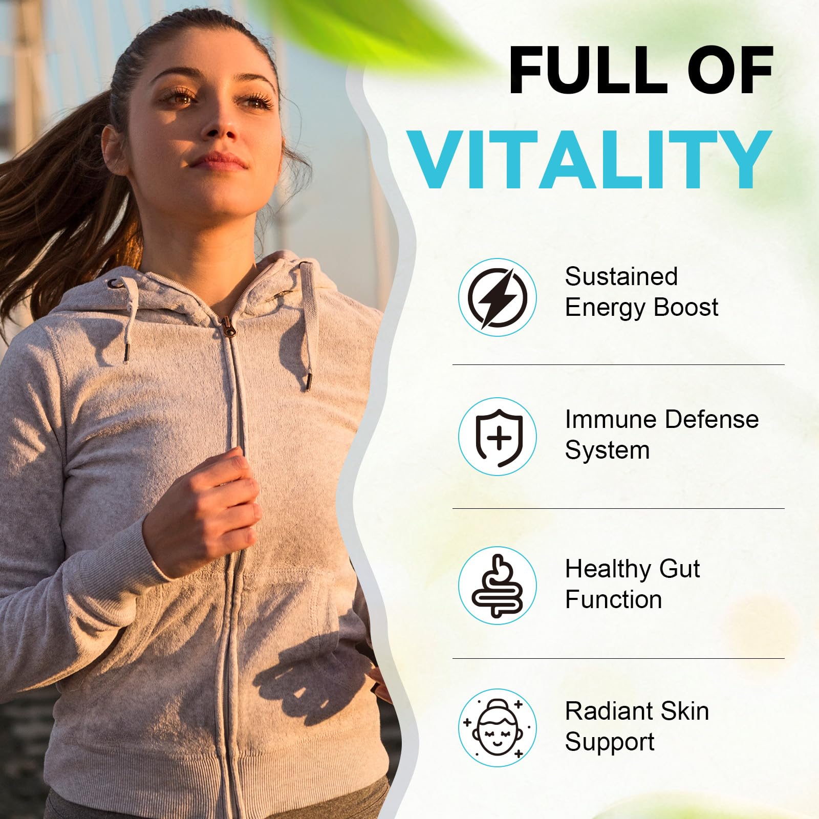 Digestive enzymes blend capsules aiding meal digestion and comfort