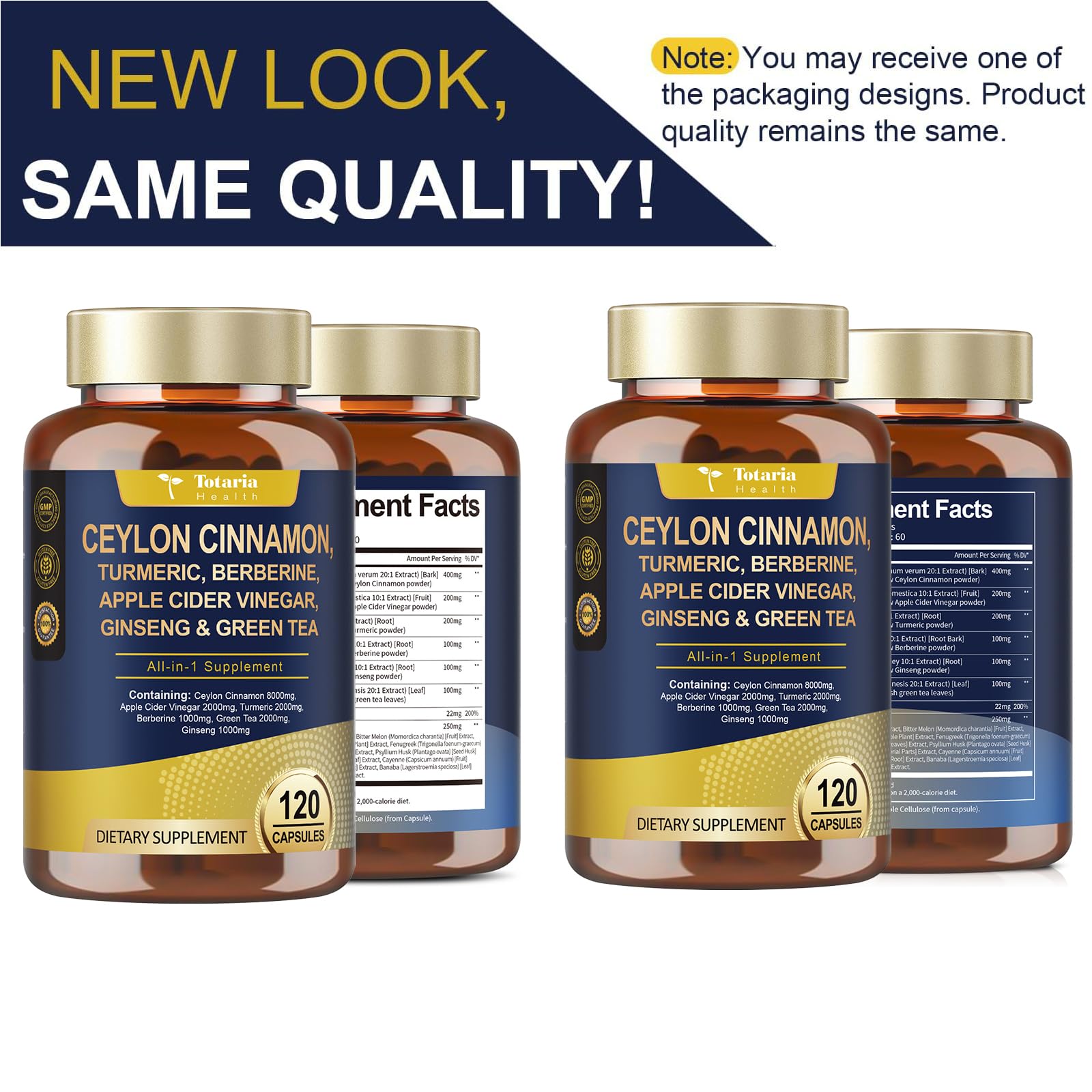 Totaria ingredients synergy chart illustrating holistic blend