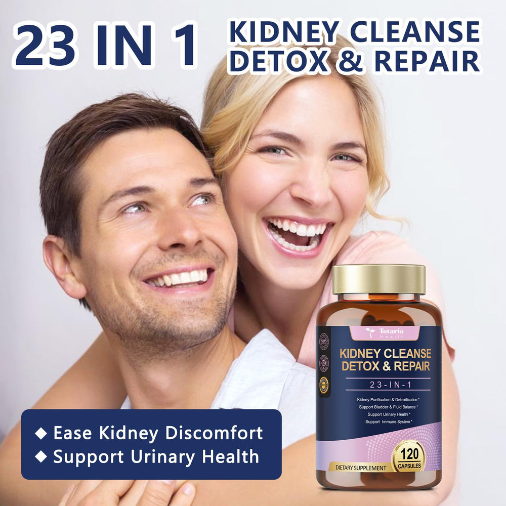Totaria Kidney Cleanse – Dandelion Root visual for herbal detox support.