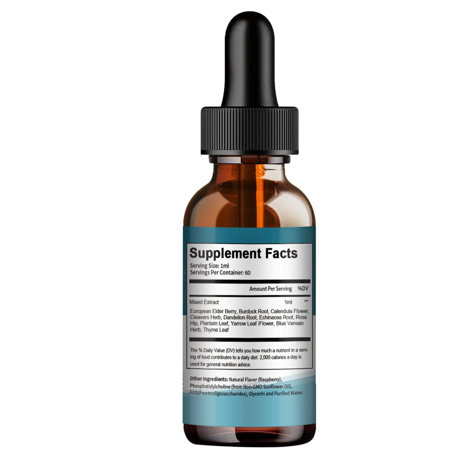 Totaria Liposomal Lymphatic Drops display rose hips component