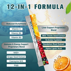 Totaria NAD-COQ10 advanced formula closeup highlighting energy and antioxidant protection.