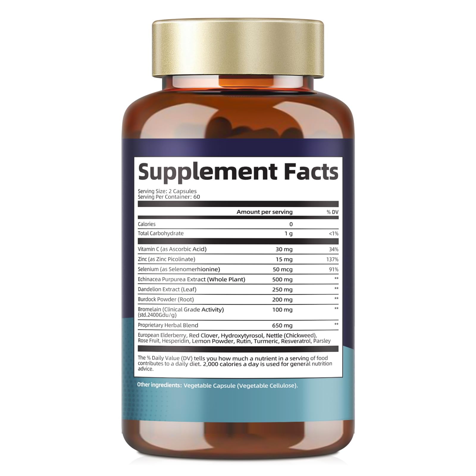 Totaria natural extraction icon shows 18-in-1 botanical blend