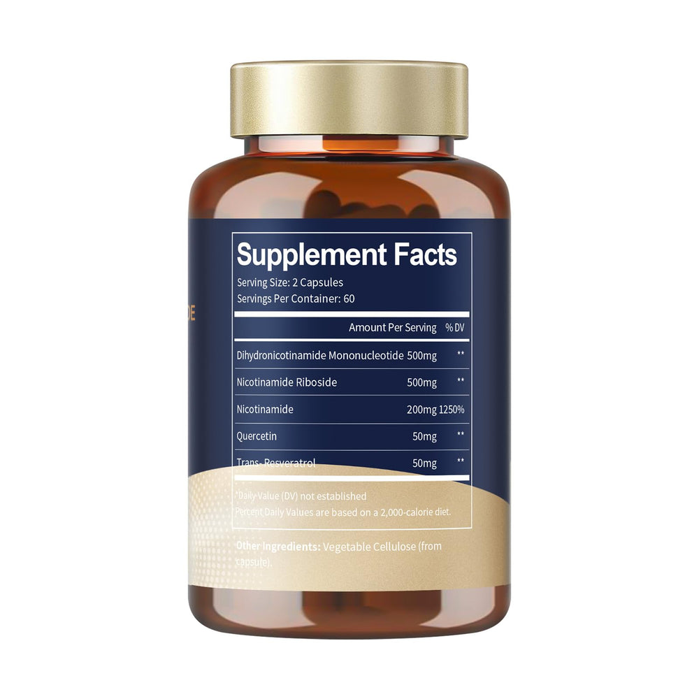 Totaria NMNH capsules closeup highlighting daily dosage convenience.