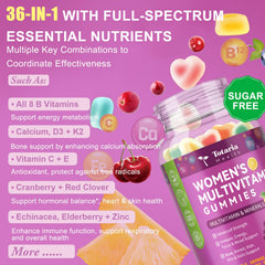 Totaria bottle nutrition facts label highlighting essential vitamins and minerals