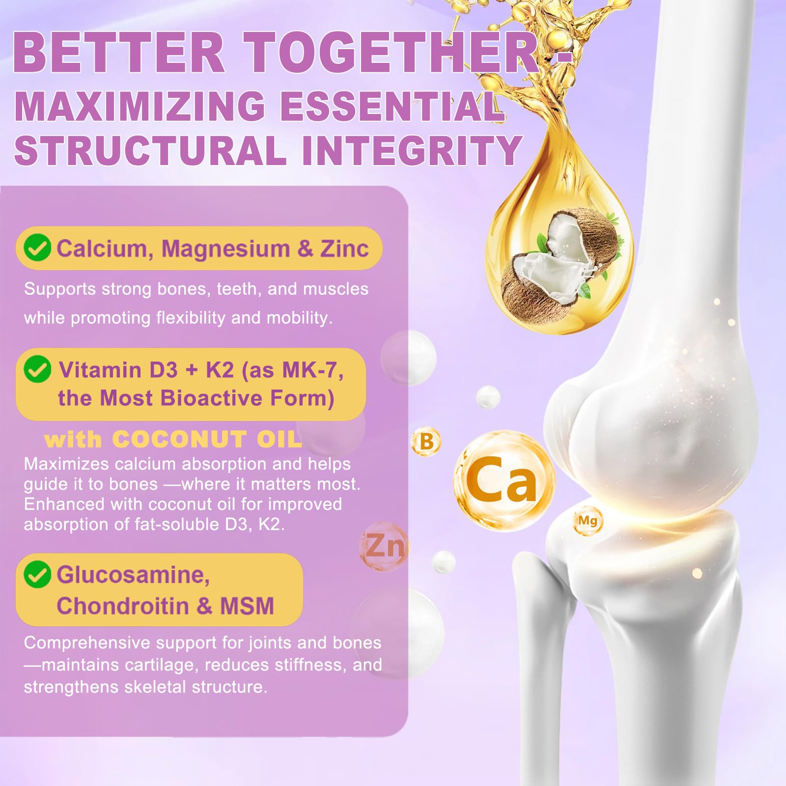 Totaria plant-based calcium citrate and marine algae calcium visualize sustainable sourcing