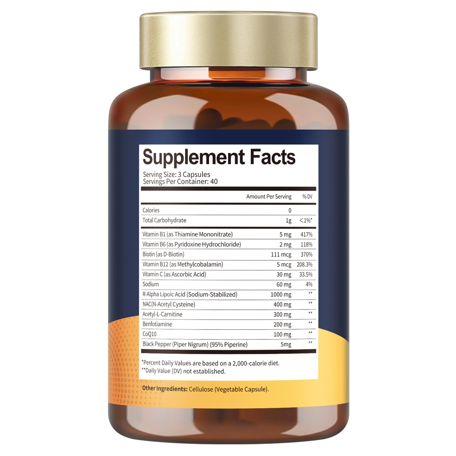 Totaria premium supplement packaging emphasizing quality and safety standards.