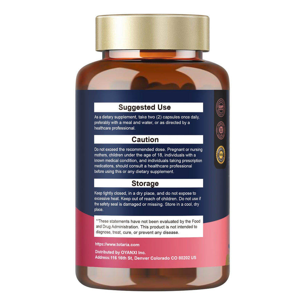 Totaria Probiotics bottle stored cool to preserve potency.